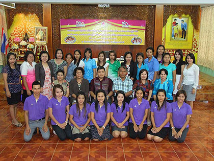 ภาพระชุมเชิงปฏิบัติการให้ความรู้แก่บุคลากรและเครือข่ายในการเรียนรู้สู่อาชีพ