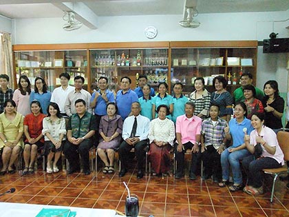 ภาพคณะกรรมการจาก สสส เข้าประเมิน ครูสอนดี ของโรงเรียนอุบลปัญญานุกูล