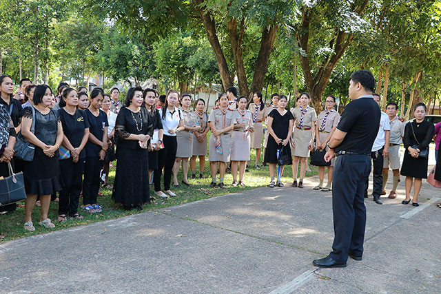 ภาพสาธิตระบบเตือนภัย