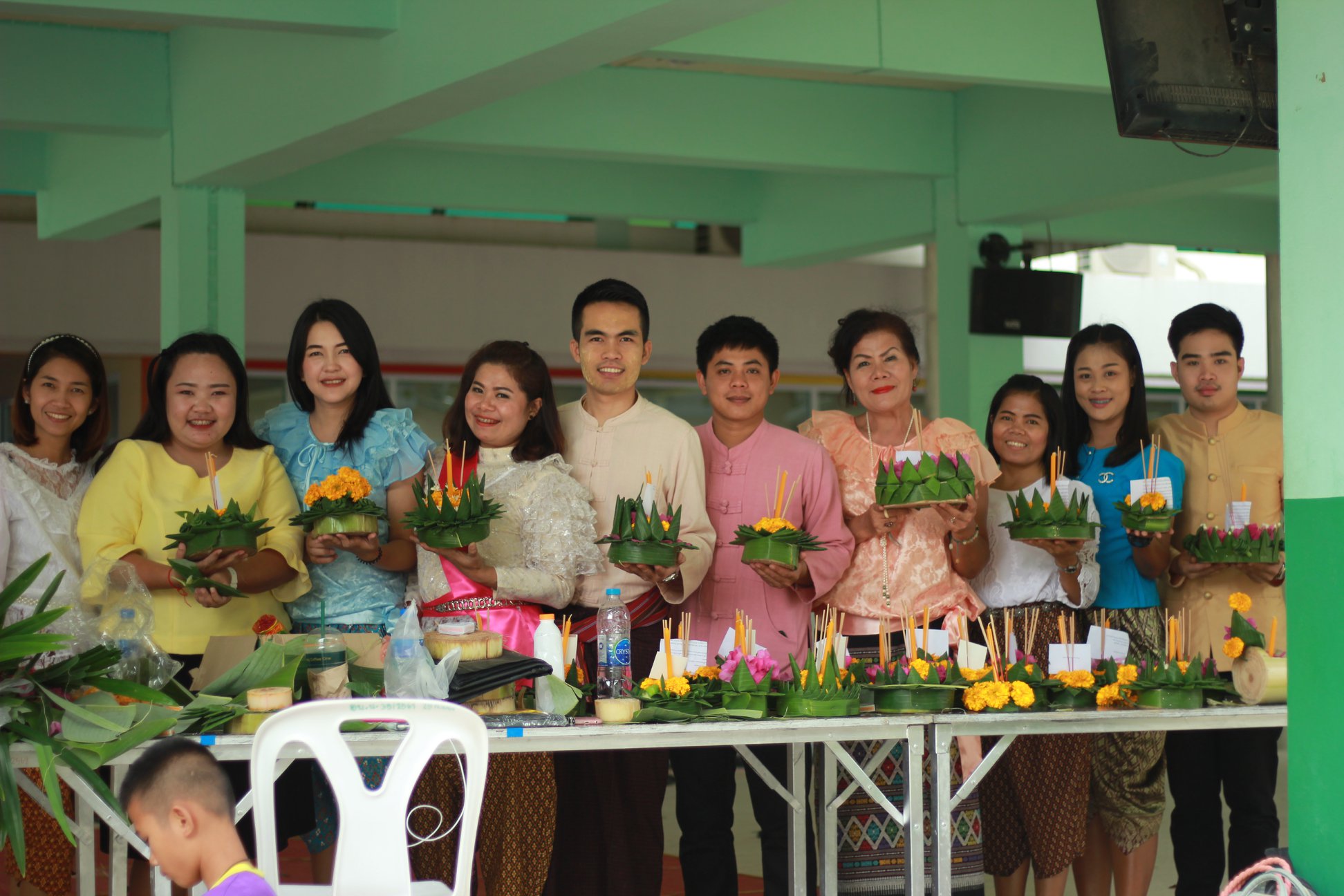 ภาพกิจกรรมสืบสานประเพณีลอยกระทง ประจำปี 2562