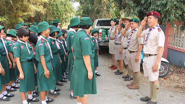 ภาพกิจกรรมเดินทางไกล ลูกเสือ เนตรนารี ประจำปีการศึกษา 2561