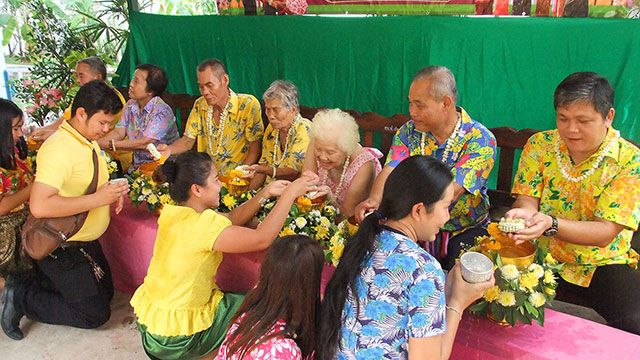 ภาพวันสงกรานต์ ประจำปี 2562 