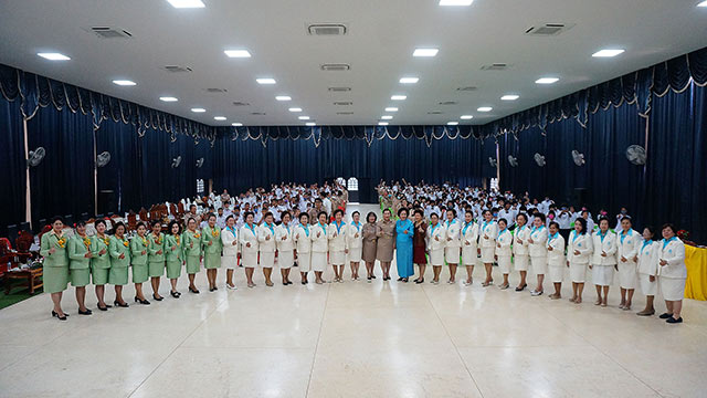 ภาพกิจกรรมโครงการน้ำพระทัย พระราชทานส่วนภูมิภาค สภาสังคมสงเคราะห์ฯ 76 จังหวัดเพื่อเฉลิมพระเกียรติ สมเด็จพระนางเจ้าสิริกิต์พระบรมราชินีนาถพระบรมราชนรนีพันปีหลวง