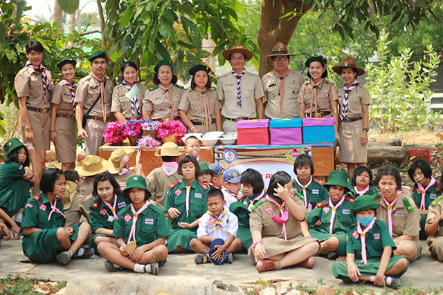 ภาพกิจกรรมลูกเสือเดินทางไกล เข้าค่ายเล่นรอบกองไฟ ประจำปีการศึกษา 2563